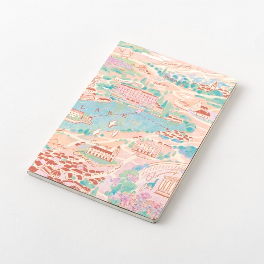 Yuru Log Notebook B6 Dotted - Travel & Hotel - 4 - Midori - Tidformera