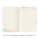 Yuru Log Notebook B6 Dotted - Watercolour - 5 - Midori - Tidformera