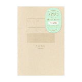 Yuru Log Notebook B6 - Free Diary Monthly 12 månader - 1 - Midori - Tidformera