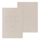 Yuru Log Notebook B6 - Free Diary Monthly 18 månader - 6 - Midori - Tidformera