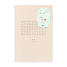 Yuru Log Notebook B6 - Grid - 1 - Midori - Tidformera