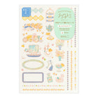 Yuru Log Sticker 2 ark - Travel & Hotel - 1 - Midori - Tidformera