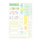 Yuru Log Sticker 2 ark - Watercolour - 1 - Midori - Tidformera