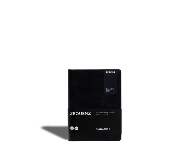 Zequenz - Linjerad anteckningsbok - Signature Classic - A6 - Svart - Zequenz - Tidformera