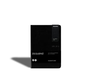 Zequenz - Linjerad anteckningsbok - Signature Classic - B6 - Svart från Zequenz - Tidformera