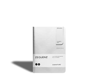 Zequenz - Linjerad anteckningsbok - Signature Classic - B6 - Vit från Zequenz - Tidformera