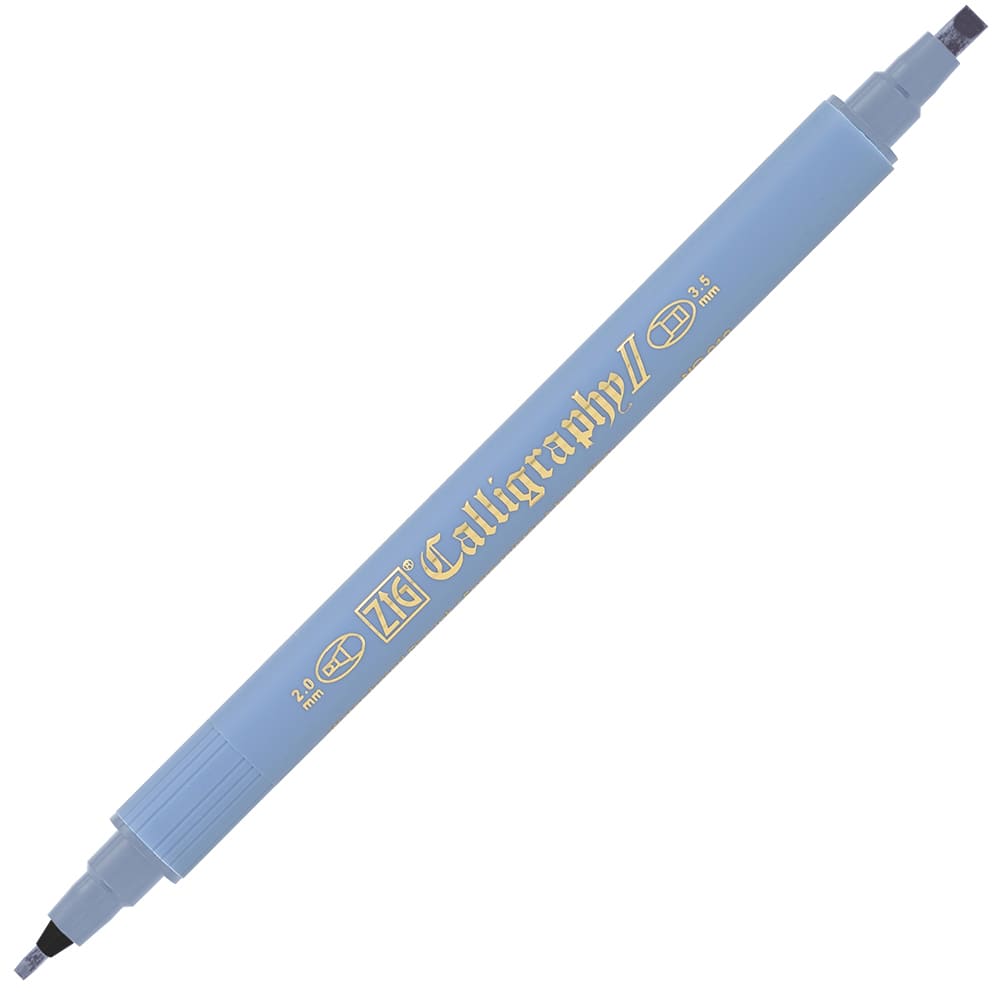 ZIG Calligraphy II TC-3100 - Blue gray - 1 - ZIG Kuretake - Tidformera