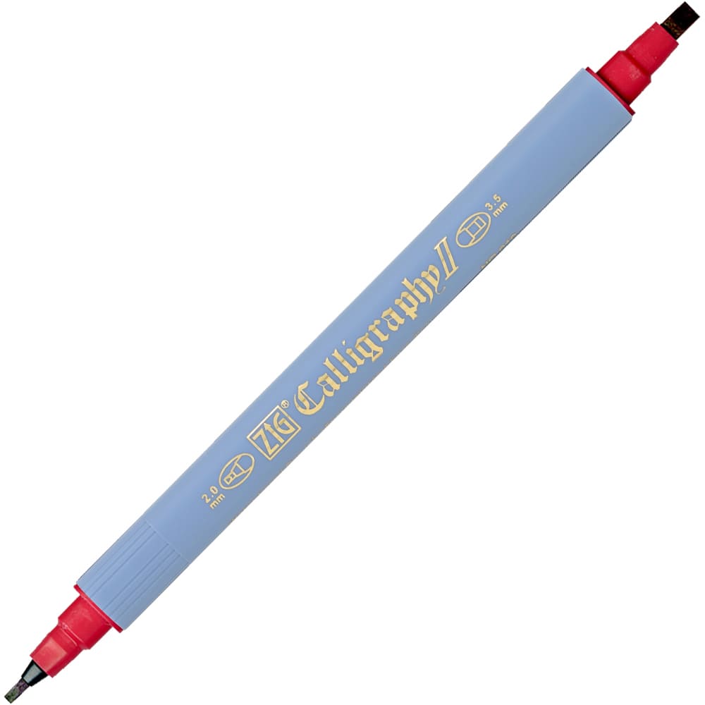 ZIG Calligraphy II TC-3100 - Wine red - 1 - ZIG Kuretake - Tidformera