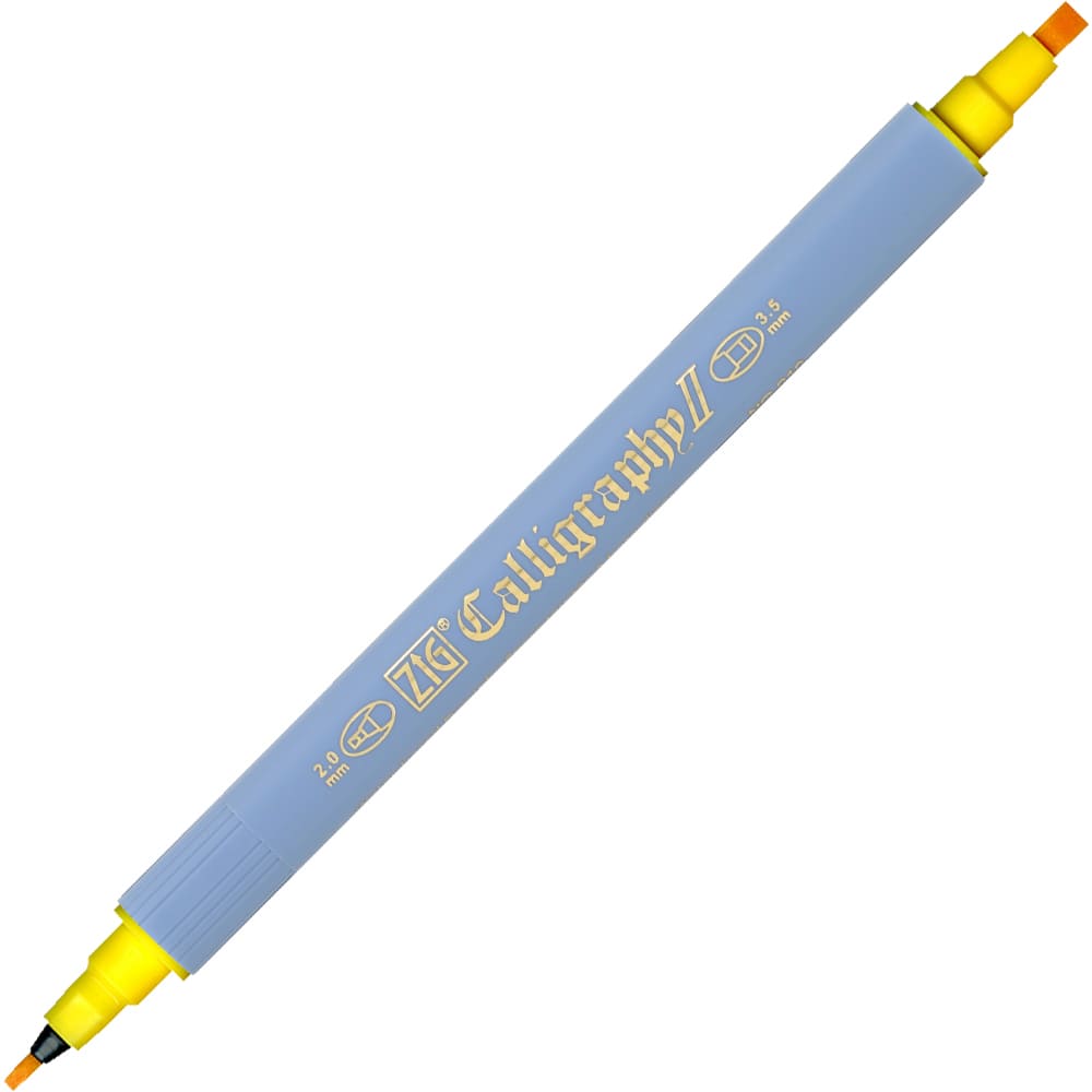ZIG Calligraphy II TC-3100 - Yellow - 1 - ZIG Kuretake - Tidformera