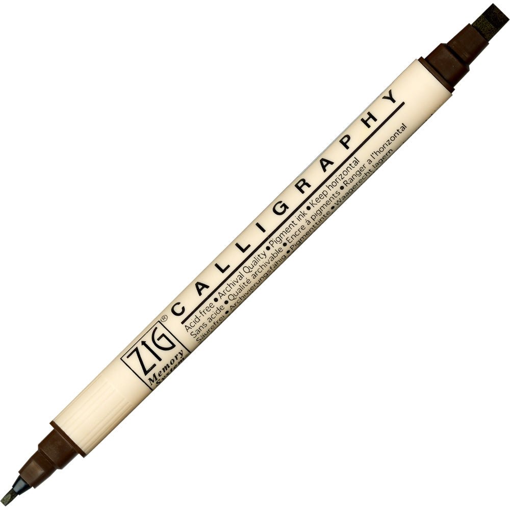 ZIG Calligraphy - Memory system MS-3400 3-pack - Earth - 2 - ZIG Kuretake - Tidformera