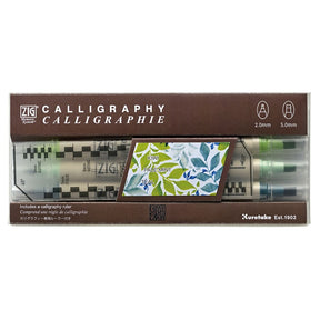 ZIG Calligraphy - Memory system MS-3400 3-pack - Forest - 1 - ZIG Kuretake - Tidformera