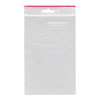 Zip - påse 120 x 180 mm - 100-pack från Grippie. En transparent plastpåse  - Tidformera