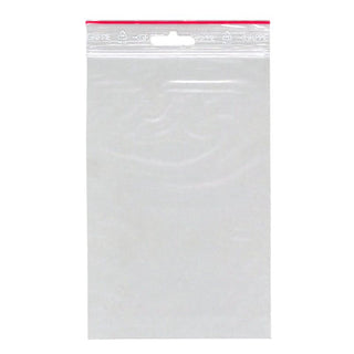 Zip - påse 120 x 180 mm - 100-pack från Grippie. En transparent plastpåse  - Tidformera