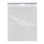 Zip - påse 150 x 180 mm - 100-pack från Grippie. En transparent plastpåser - Tidformera