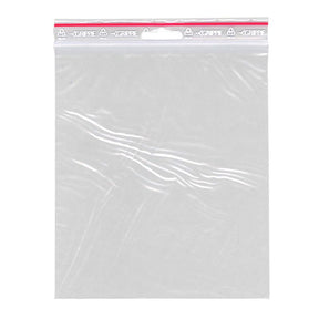 Zip - påse 150 x 180 mm - 100-pack från Grippie. En transparent plastpåser - Tidformera