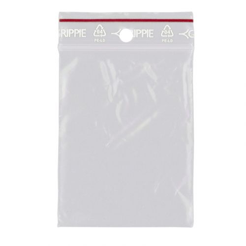 Zip - påse 60 x 80 mm - 100 - pack - Grippie - Tidformera